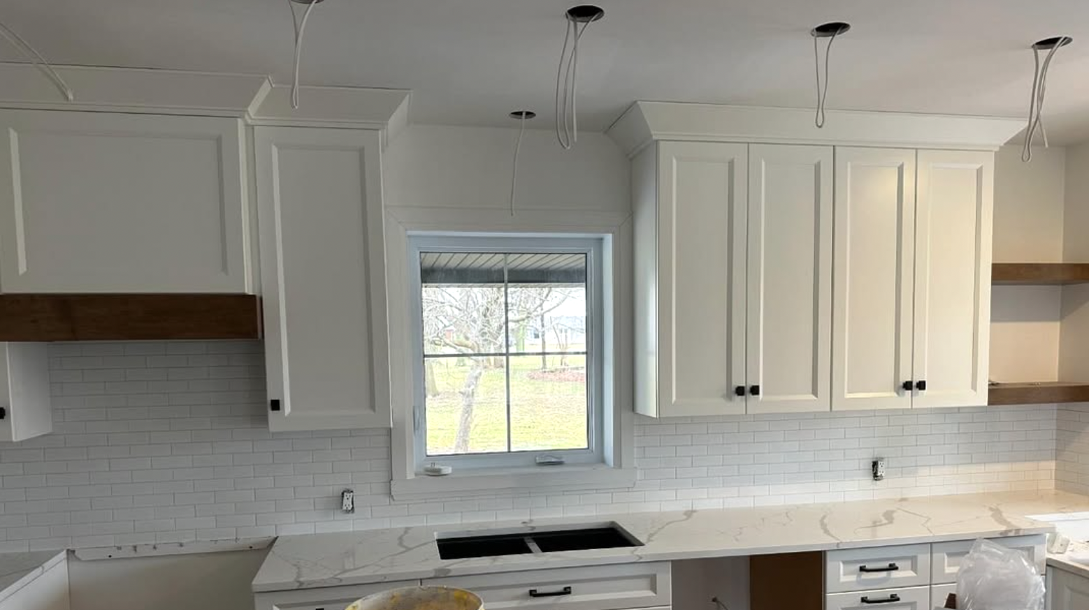 Backsplash Installed